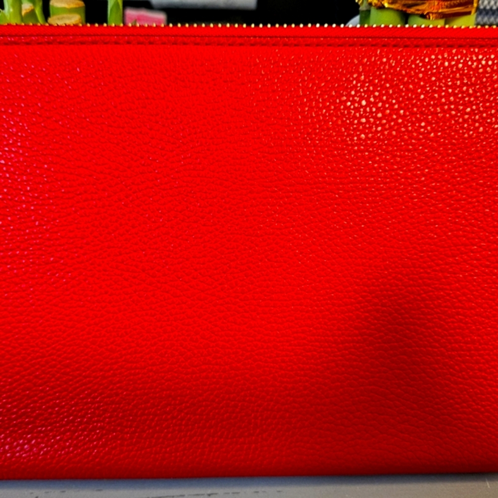 Michael Kors Red Wristlet Clutch - Picture 2 of 9